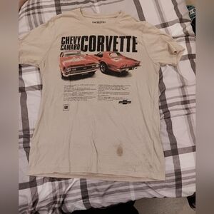 Camaro Corvette Graphic T-Shirt - Cream